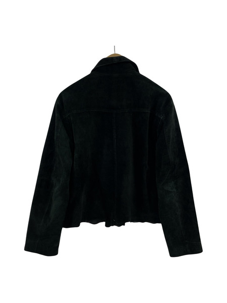 UNUSED COW SUEDE JACKET BLACK