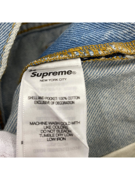 Supreme デニム・ジーンズ baggy jean light washed indigo/W30