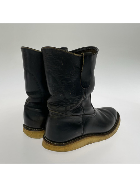 RED WING ブーツ 90s/USA製/羽刺繍タグ/ペコスブーツ BLK