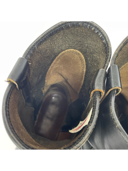 RED WING ブーツ 90s/USA製/羽刺繍タグ/ペコスブーツ BLK