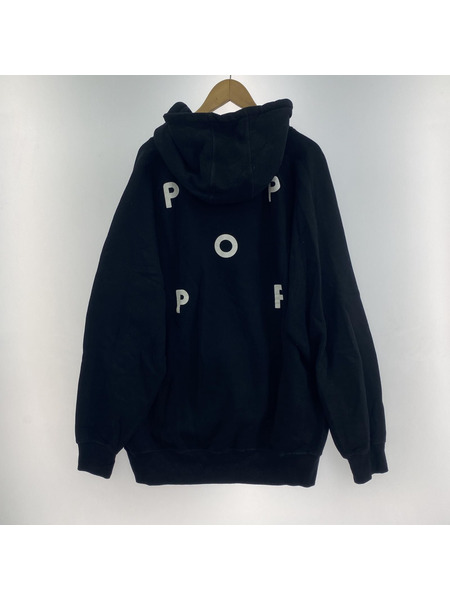 pop trading company パーカー XL ブラック