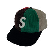 24AW/Supreme/Corduroy S Logo 6-Panel/マルチカラー