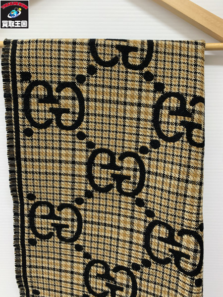 GUCCI GGウールマフラー 660025