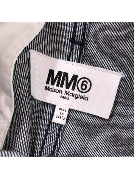 MM6 サイドラインワイドパンツ/36/2019/S52KA0179 S30649[値下]