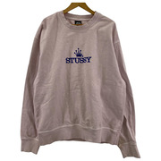 STUSSY 23SS/Glamour Pigment Dyed Crew Sweatshirt L