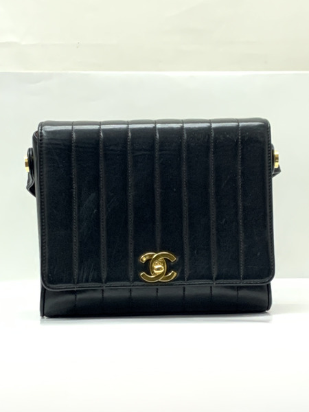 CHANEL マドモアゼル ショルダーバッグ ラムスキン BLK 本体のみ CHANEL 鞄 カメラバッグ ココマーク 