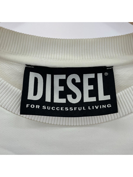 DIESEL スウェット・トレーナー FXXKING RABBITS スウェット ホワイト