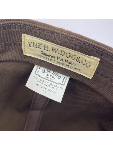 キャップ H.W.DOG & CO TRUCKER CAP - BROWN