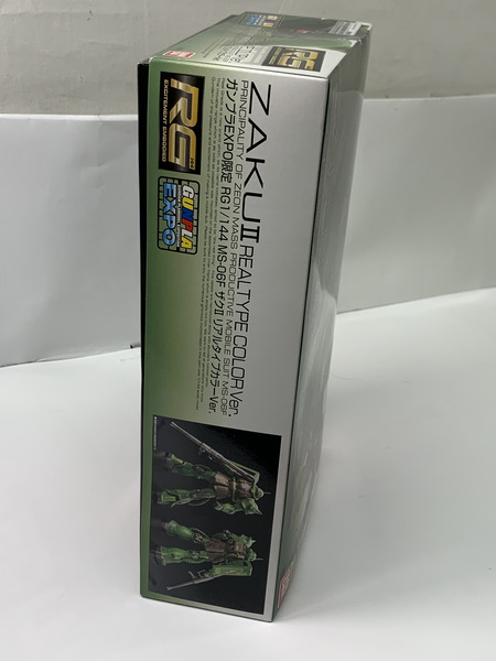 RG 1/144 MS-06F ザクII リアルタイプカラーVer. ガンプラEXPO限定 未組立 箱ダメージあり  