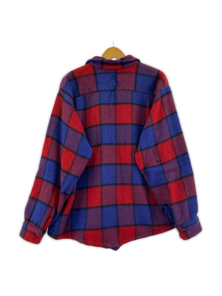 OLD・VINTAGE 長袖シャツ 60s/PILGLIM/EOOL/ボタンシャツ/チェック