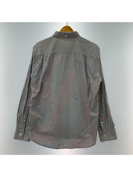 STUSSY 長袖シャツ Standard L/S Shirt DELUXE ストライプシャツ L