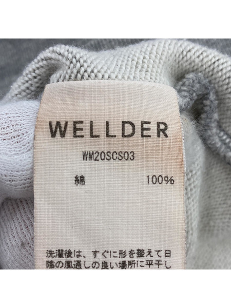 WELLDER/20SS/スウェット/グレー