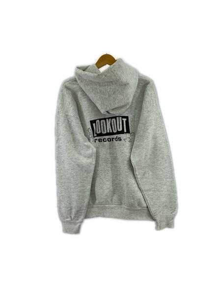 パーカー 00s HANES LOOKOUT records スウェットパーカー(L)