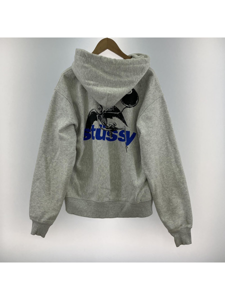 STUSSY Apocalypse Zip Hoodie /アッシュ