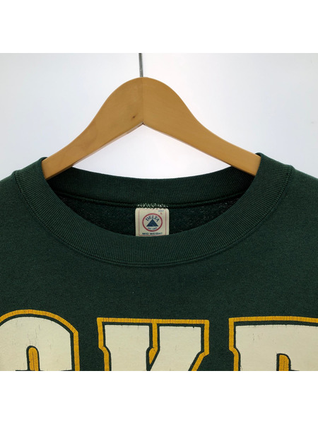90S DELTA PACKERS スウェット カットオフ 緑 L