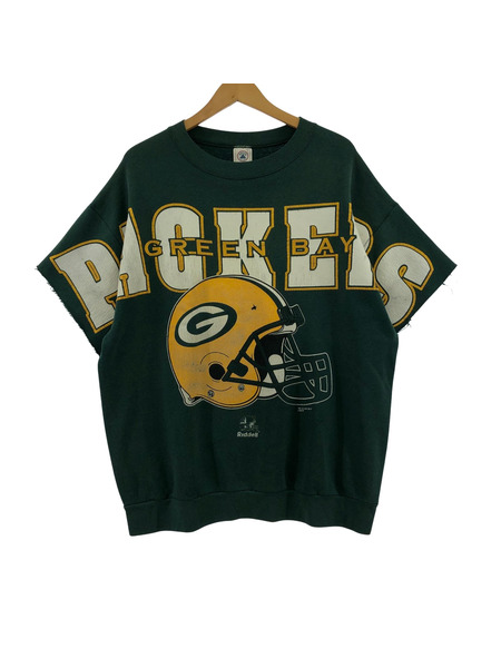 90S DELTA PACKERS スウェット カットオフ 緑 L