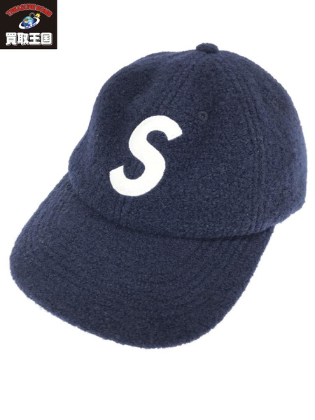 supreme terry s logo cap navy帽子