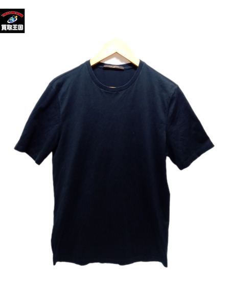 LOUIS VUITTON/SS Tシャツ/黒/S/バックロゴ