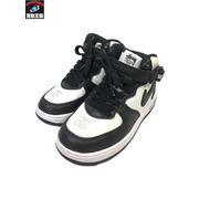 NIKE×STUSSY Air Force 1 Mid Light Bone Black 17cm　黒　DN4158-002