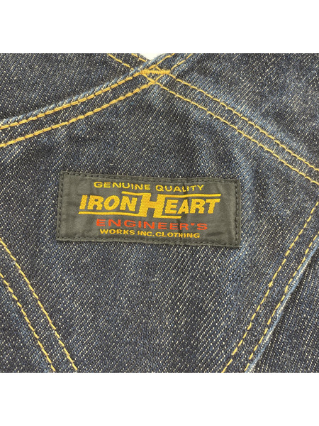 IRON HEART デニム・ジーンズ Lot805 ダブルニー デニムオーバーオール