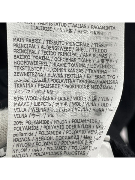 MM6 25ss テープラベル ウールブレンドニット XL ブラック SH2HL0030