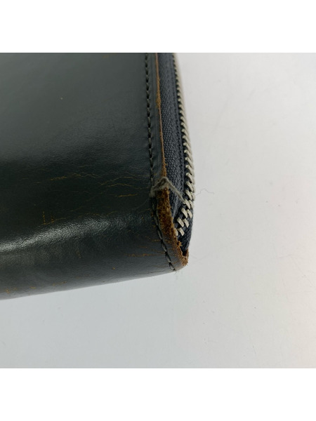 土屋鞄 コンパクトウォレット ラウンドジップ コンパクトウォレット グレー
