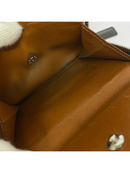 土屋鞄 コンパクトウォレット ラウンドジップ コンパクトウォレット グレー