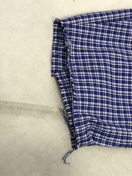 レディースラグ衣料 miumiu/チェックシャツ/青/38