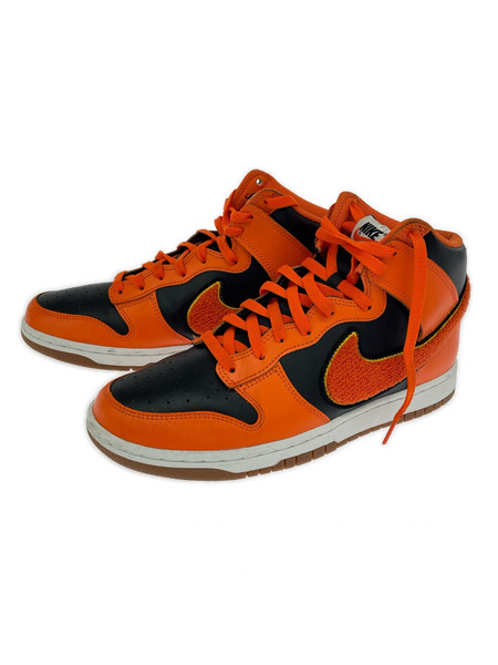 NIKE スニーカー Dunk High ORN/BLK 27.5cm