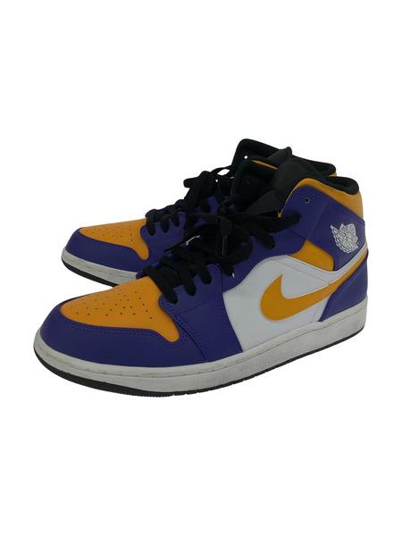 NIKE AIR JORDAN 1 MID Lakers 28cm[値下]