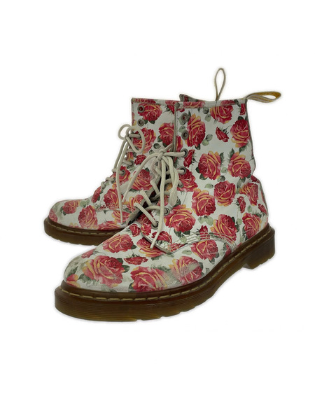 Dr.Martens ブーツ 薔薇柄 UK7