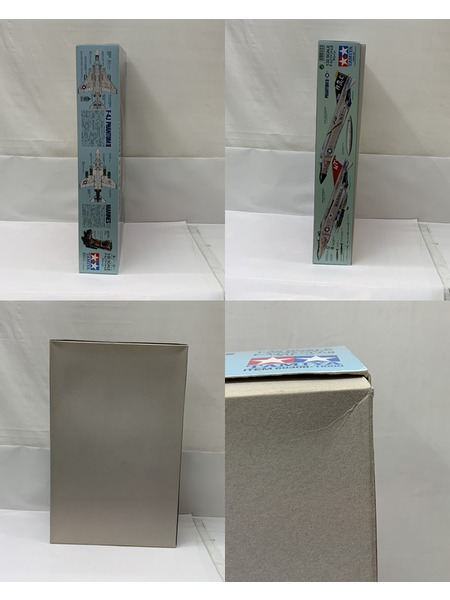 タミヤ 1/32 エアークラフトシリーズ No.8 マクダネル ダグラス F-4J ファントムII マリーン 未組立 (組立済みおまけパーツ付き) ダメージあり アメリカ海軍 戦闘機