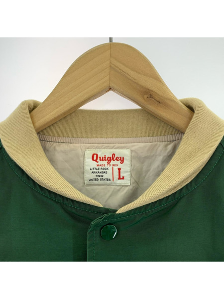 ジャケット QUIGLEY cloth varsity jacket L