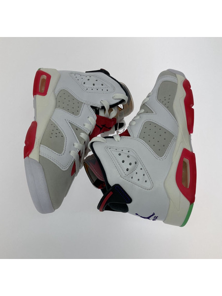 NIKE AIR JORDAN 6 RETRO GS 白 22.5[値下]