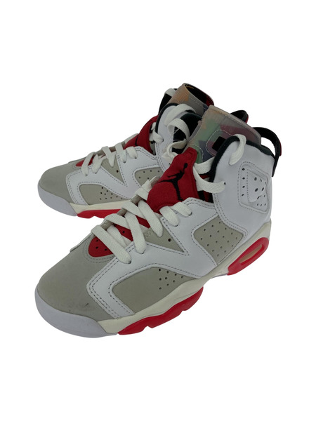 NIKE AIR JORDAN 6 RETRO GS 白 22.5[値下]