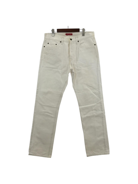 Supreme/Slim Denim Pant/W34/WHT