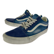 VANS スニーカー OLD SKOOL ダメージ加工 BLU (28.0)