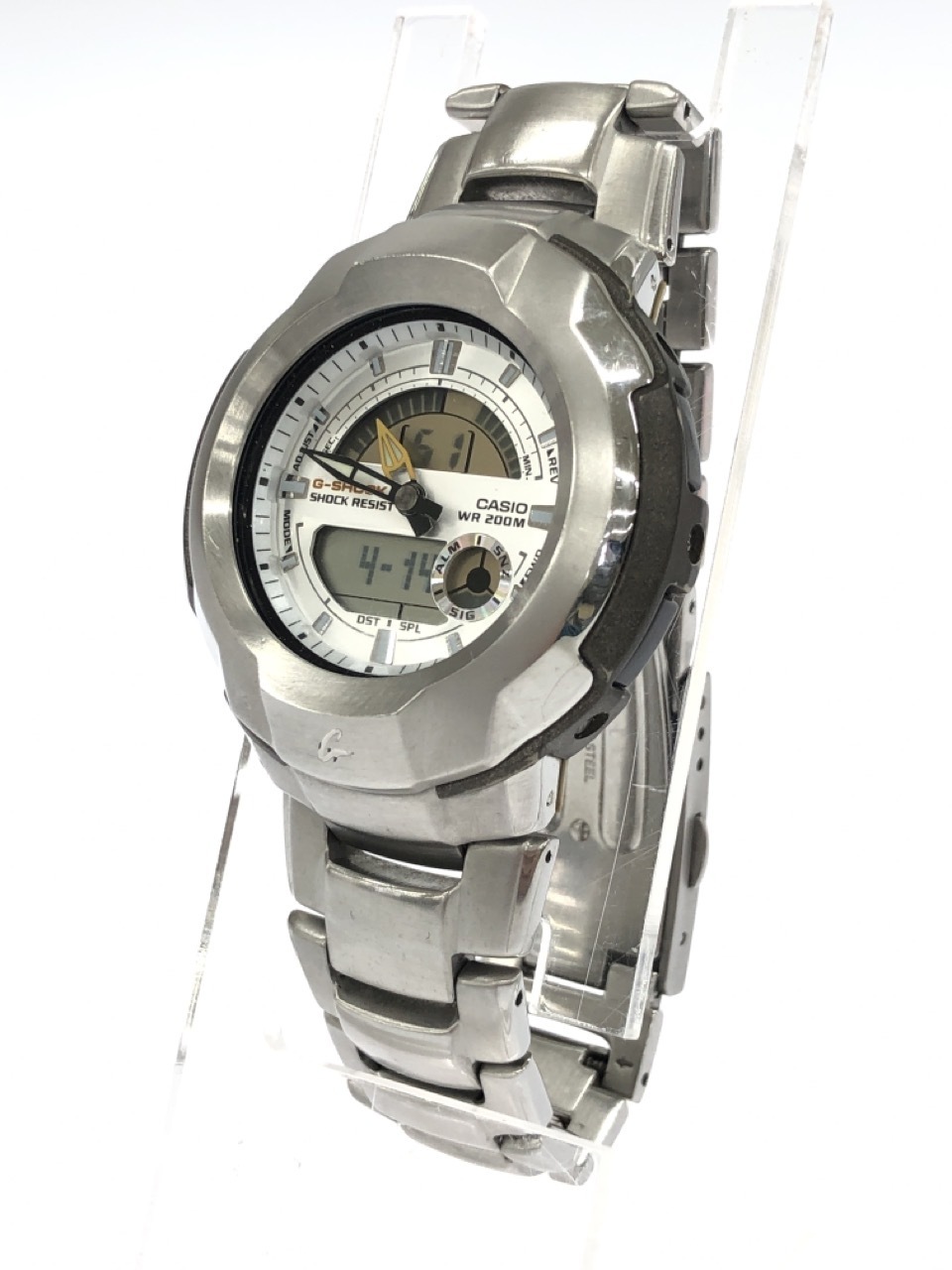 G-SHOC G-SHOCK G-1710D-7A SILVER METAL VERYGOOD #31F8