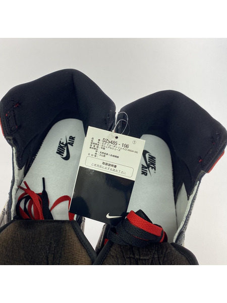 NIKE スニーカー Retro High OG Black Toe Reimagined