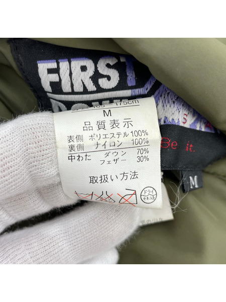 FIRST DOWN ダウンジャケット リバーシブルダウンジャケット