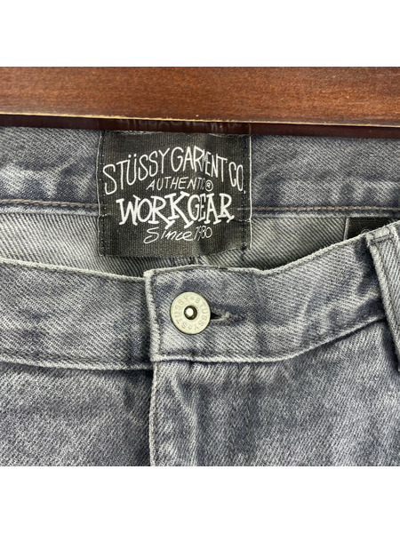 STUSSY デニム・ジーンズ 00s WORKGEAR BLK W35