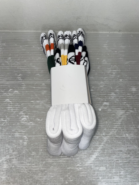 CHROME HEARTS SOCKS-U-SPORT 3足セット ホワイト