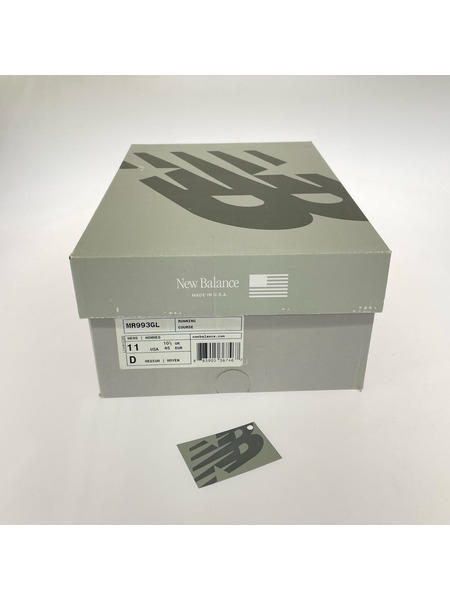 NEW BALANCE スニーカー MR993GL 29cm グレー