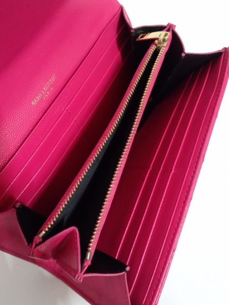 YSL/二つ折り長財布