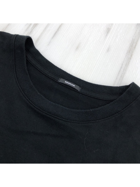 DENHAM/Tシャツ/黒