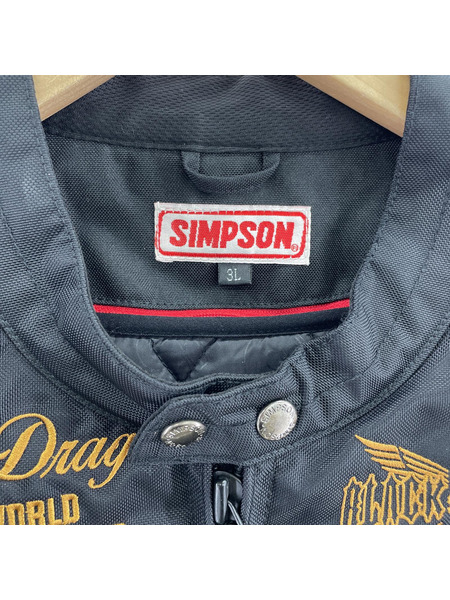 SIMPSON ライダースジャケット (3L)