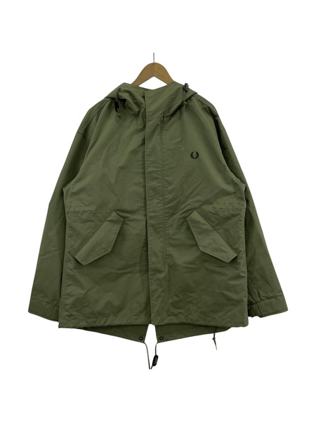 FRED PERRY SHORT FISHTAIL PARKA KHK（M）