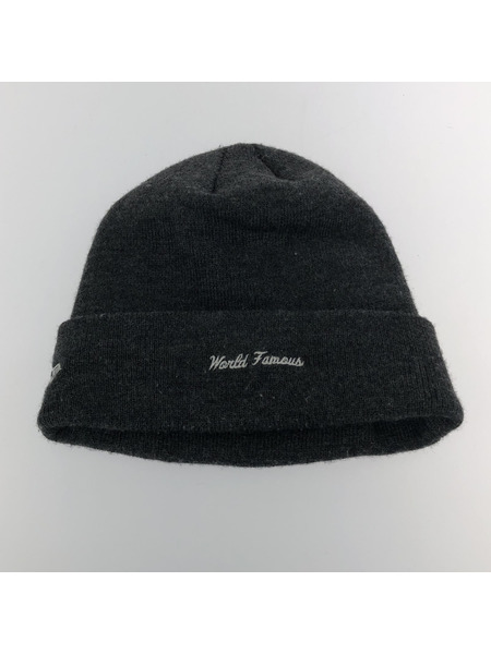 Supreme×New Era Box Logo Beanie グレー