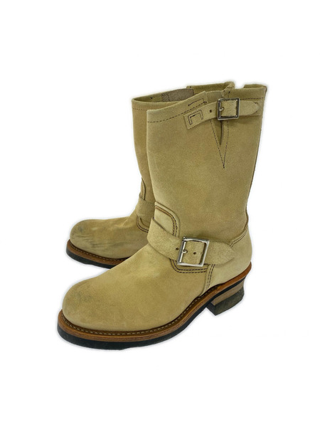 RED WING ブーツ 8268 スエードエンジニアブーツ BEG 5.5 D