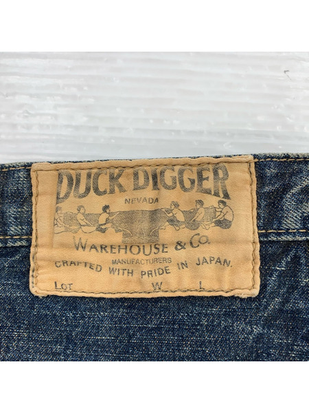WAREHOUSE DUCK DIGGER ネバダシリーズ シンチバック 片ポケット W32